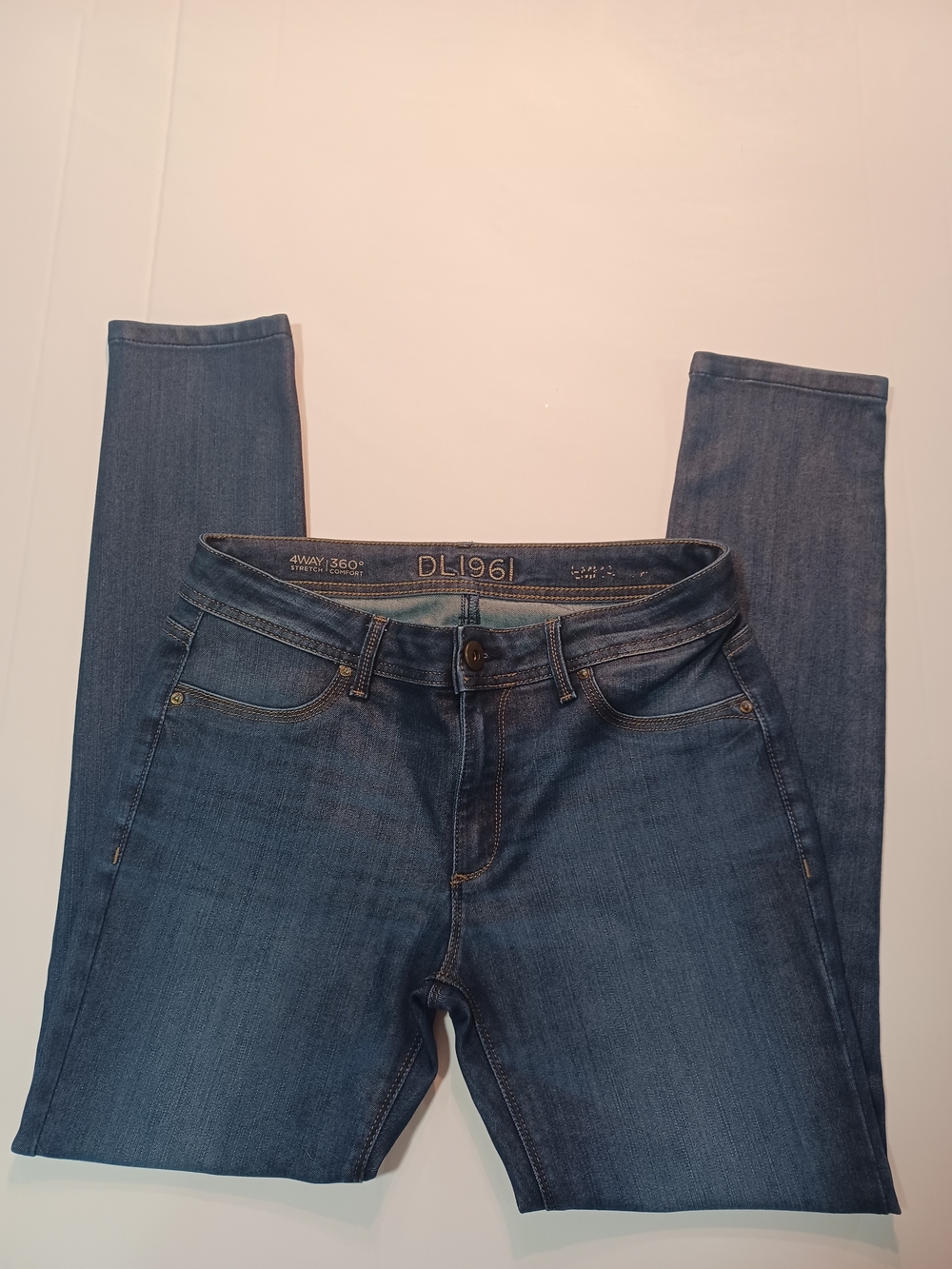 DL1961 Women's Dark Blue Skinny Jeans - Classic Indigo
